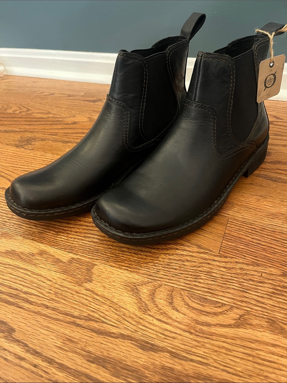 Born Men's Hemlock Boot Black Full Grain Leather - H32603, Black 10.5